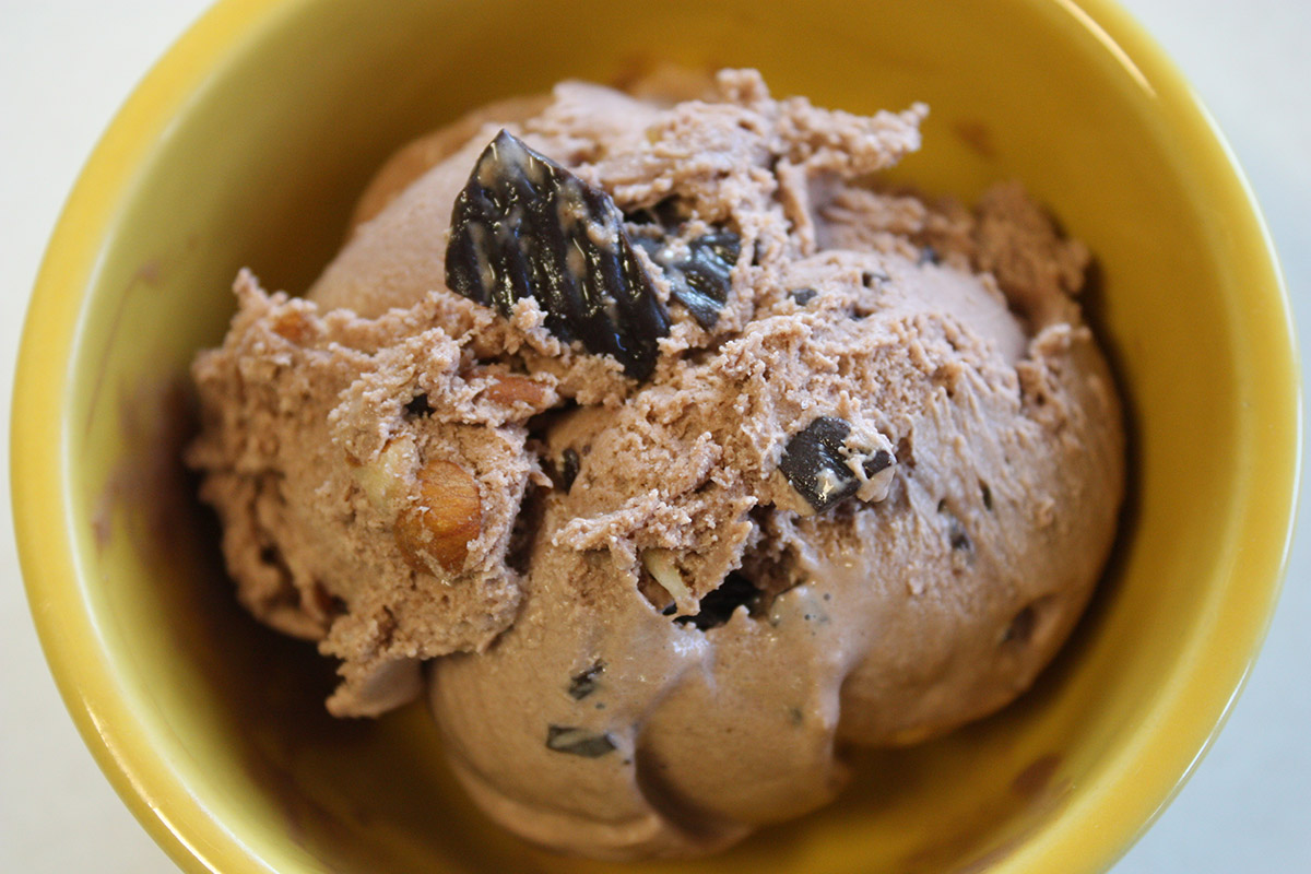 Milk Chocolate Almond Ice Cream 2