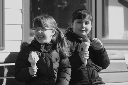 Kids love Mackay's Ice Cream!