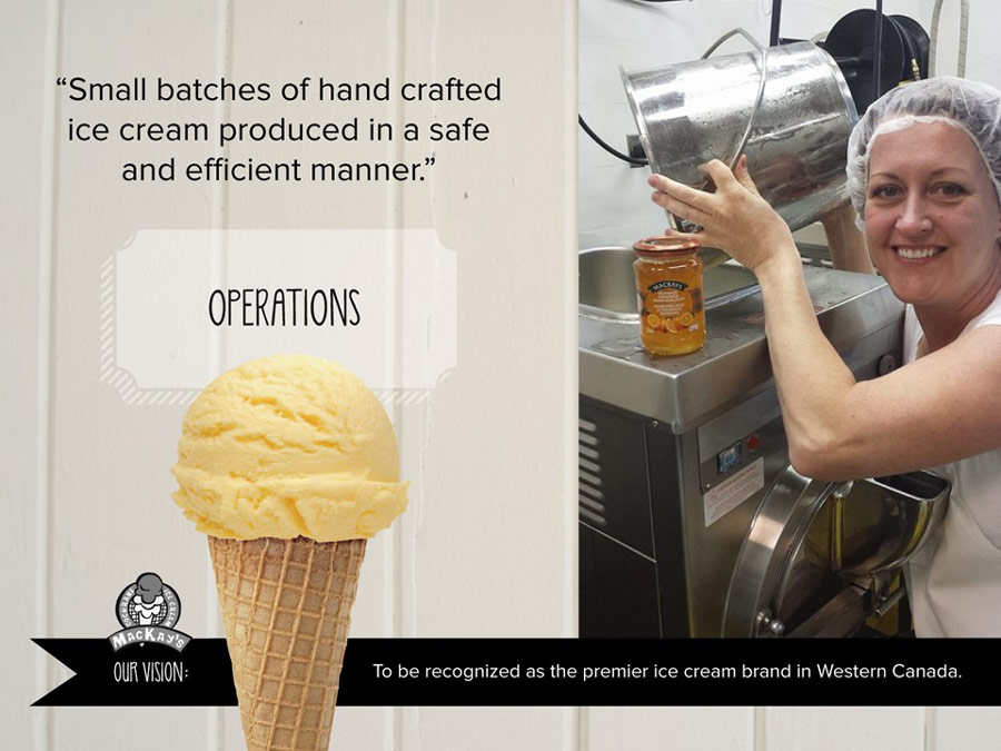 Mackay's Ice Cream Operations - how our ice cream is made in Cochrane, Alberta.