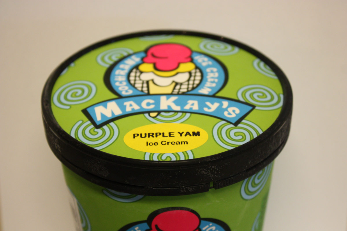 Purple Yam Mackay's Ice Cream